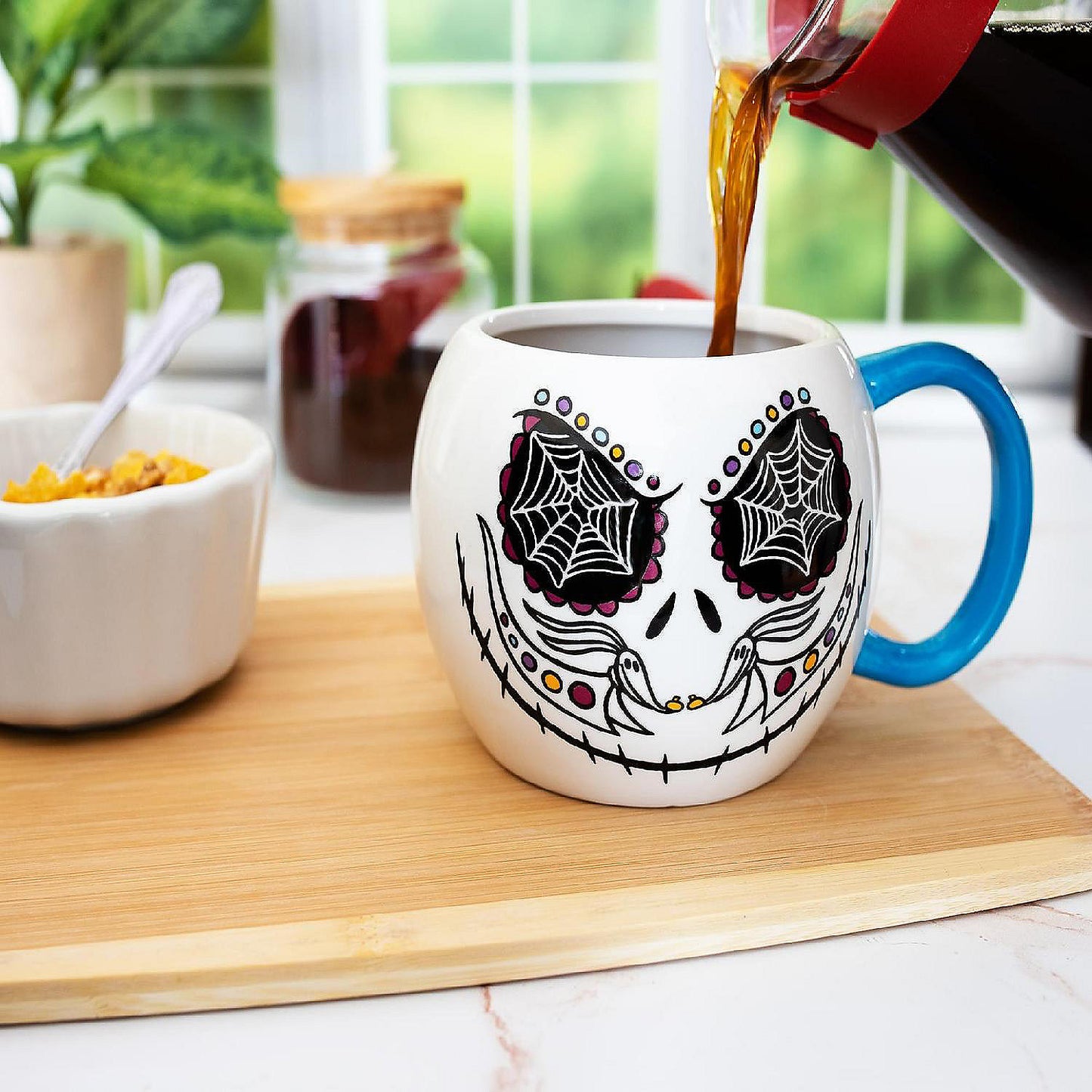 Disney Nightmare Before Christmas Jack Skellington Day of the Dead Ceramic Mug | USA Decoration®