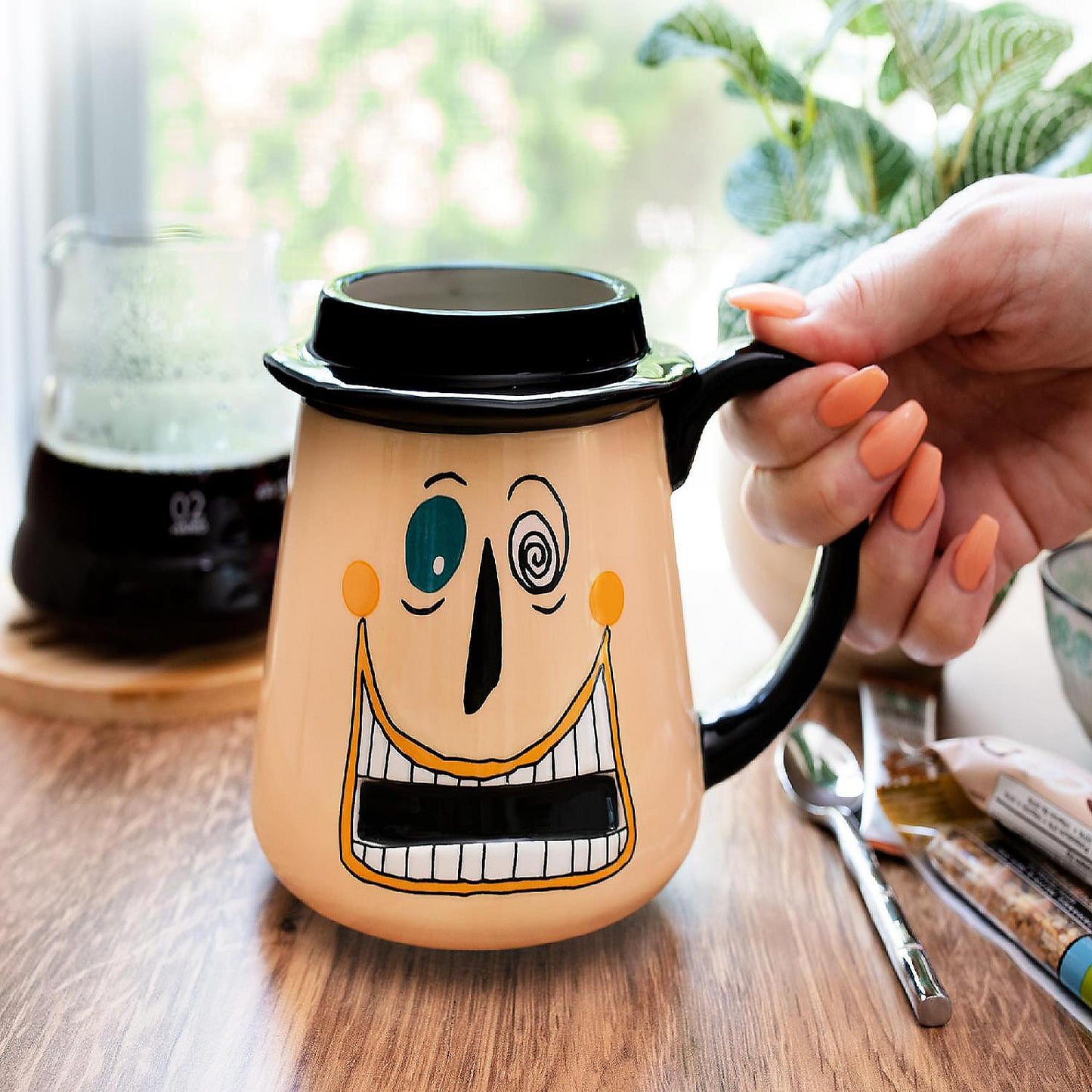 Disney Nightmare Before Christmas Mayor Faces 3D Ceramic Mug Holds 20 Ounces | USA Decoration®