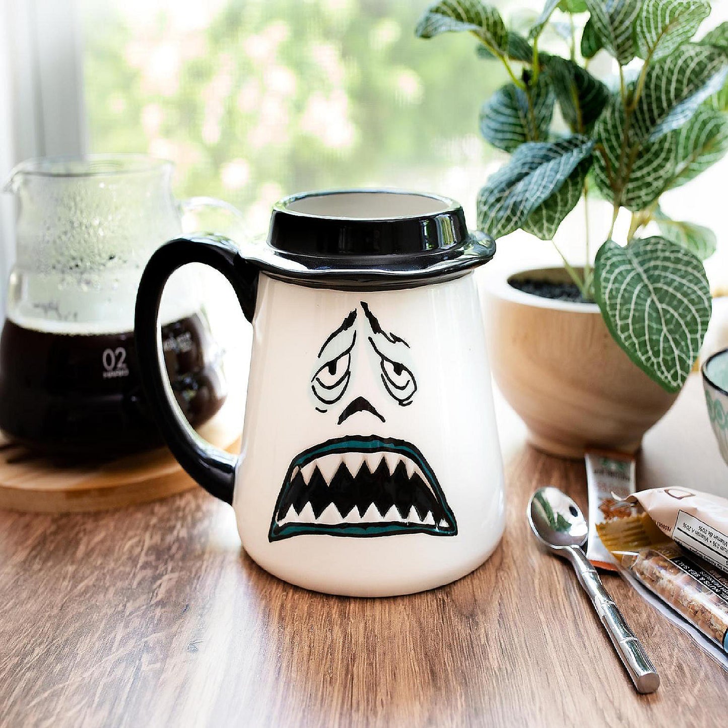 Disney Nightmare Before Christmas Mayor Faces 3D Ceramic Mug Holds 20 Ounces | USA Decoration®
