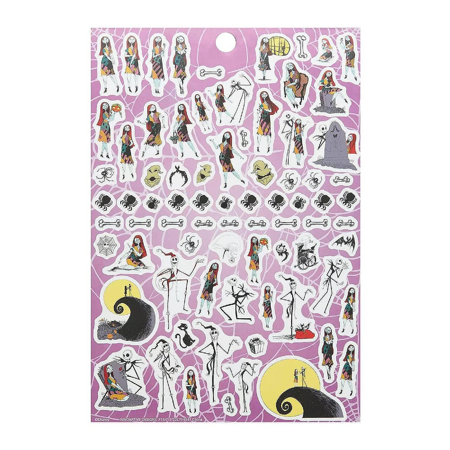 Disney Nightmare Before Christmas Sticker Book 4 Sheets Over 300 Stickers | USA Decoration®