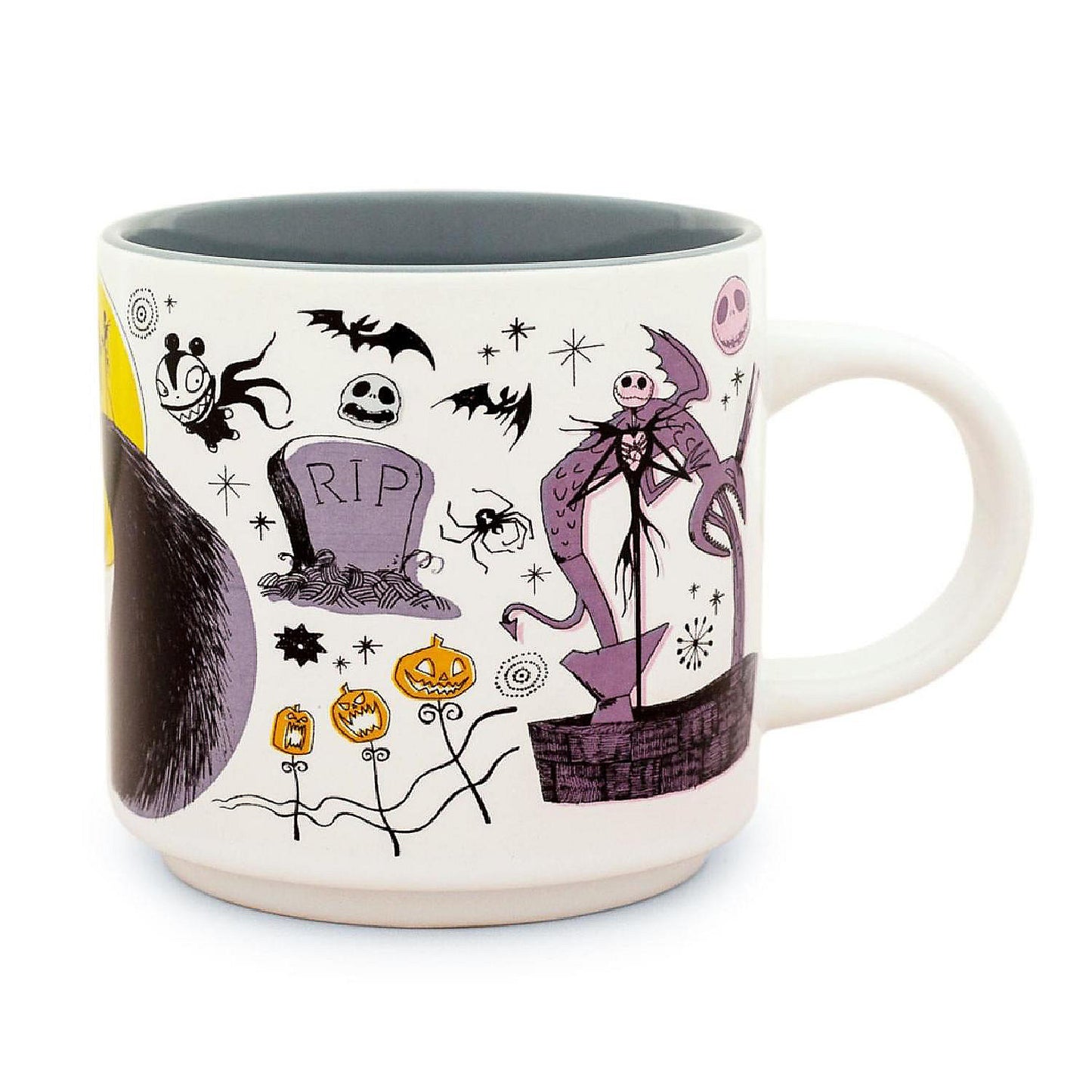 Disney The Nightmare Before Christmas Allover Icons Ceramic Stacking Mug Holds 13 Ounces | USA Decoration®