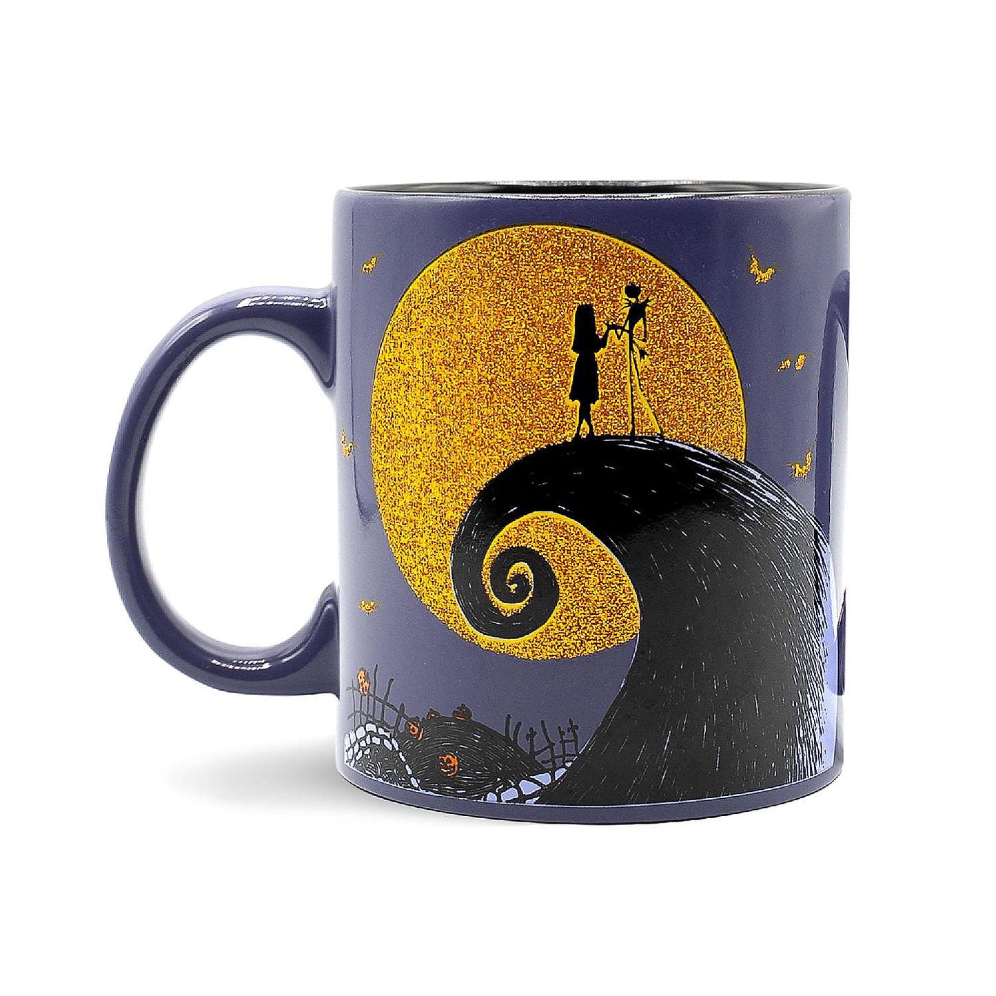 Disney The Nightmare Before Christmas Ceramic Glitter Mug Holds 20 Ounces | USA Decoration®
