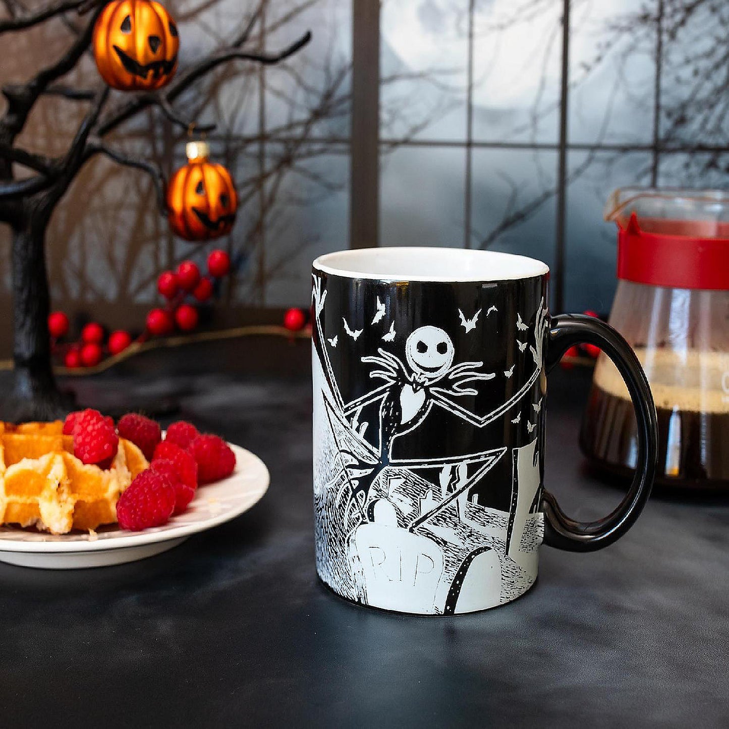 Disney The Nightmare Before Christmas Glow-In-The-Dark Ceramic Mug | USA Decoration®