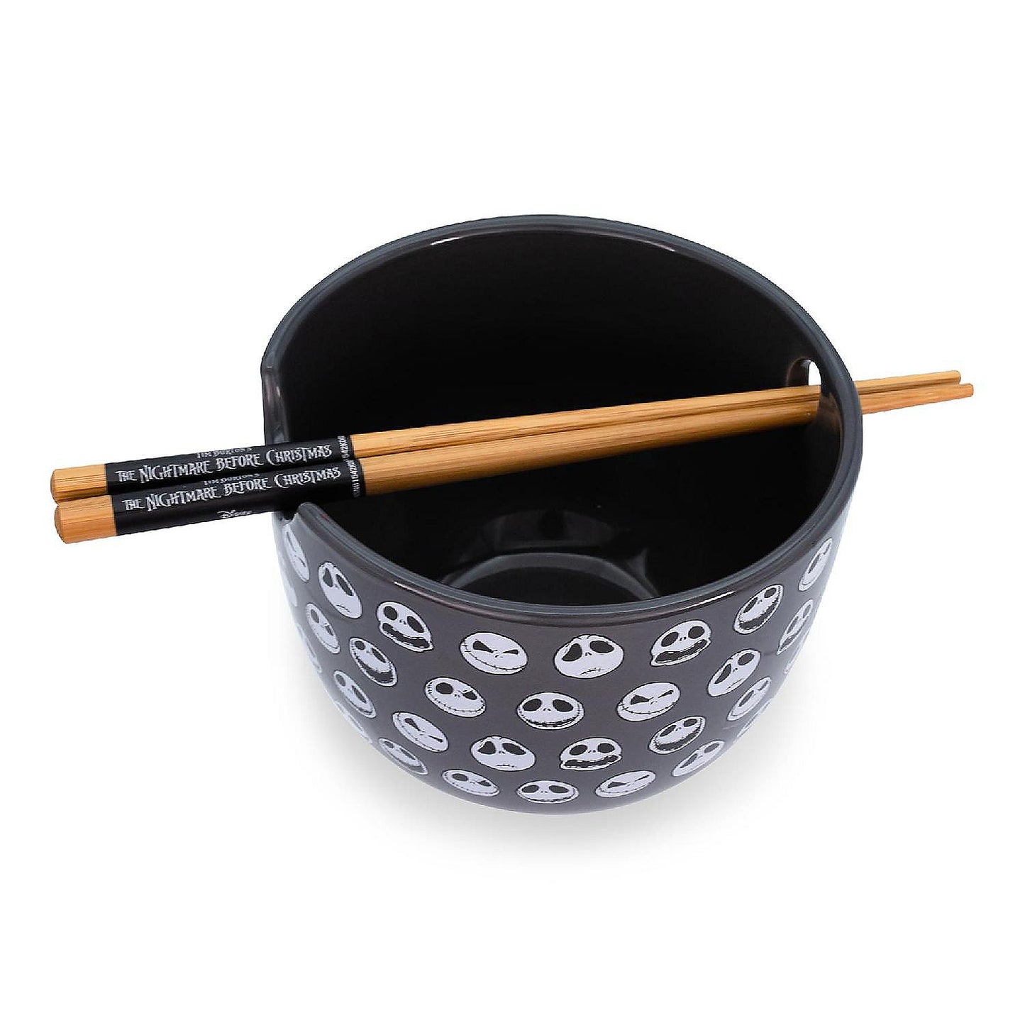 Disney The Nightmare Before Christmas Jack 20-Ounce Ramen Bowl with Chopsticks | USA Decoration®