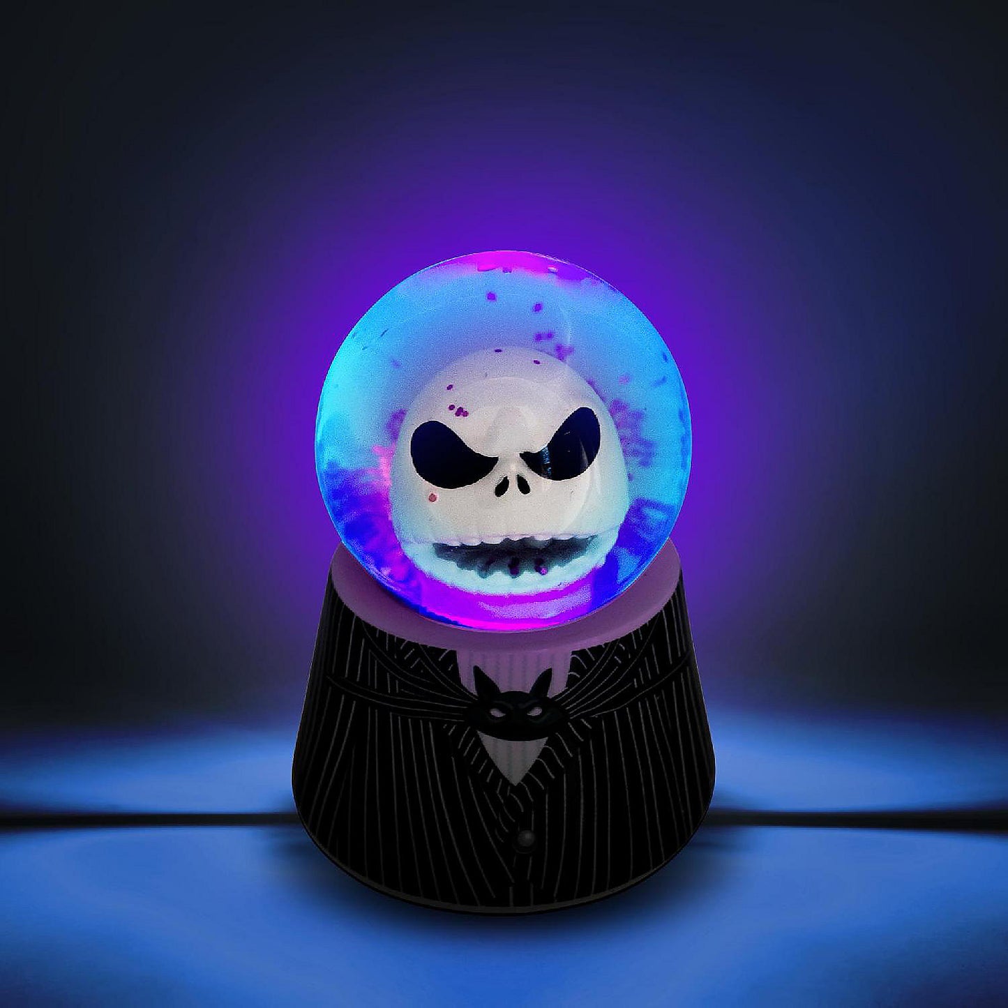 Disney The Nightmare Before Christmas Jack 3-Inch Mini Light-Up Snow Globe | USA Decoration®