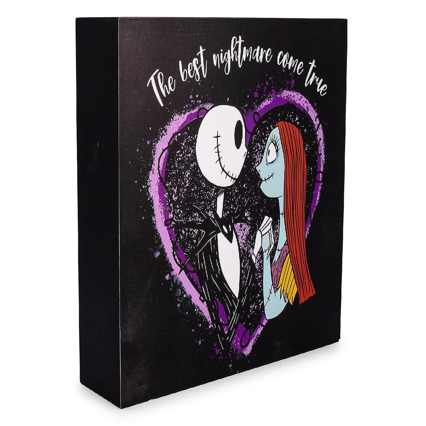 Disney The Nightmare Before Christmas Jack Sally Box Wall Sign 6 x 6 Inches | USA Decoration®