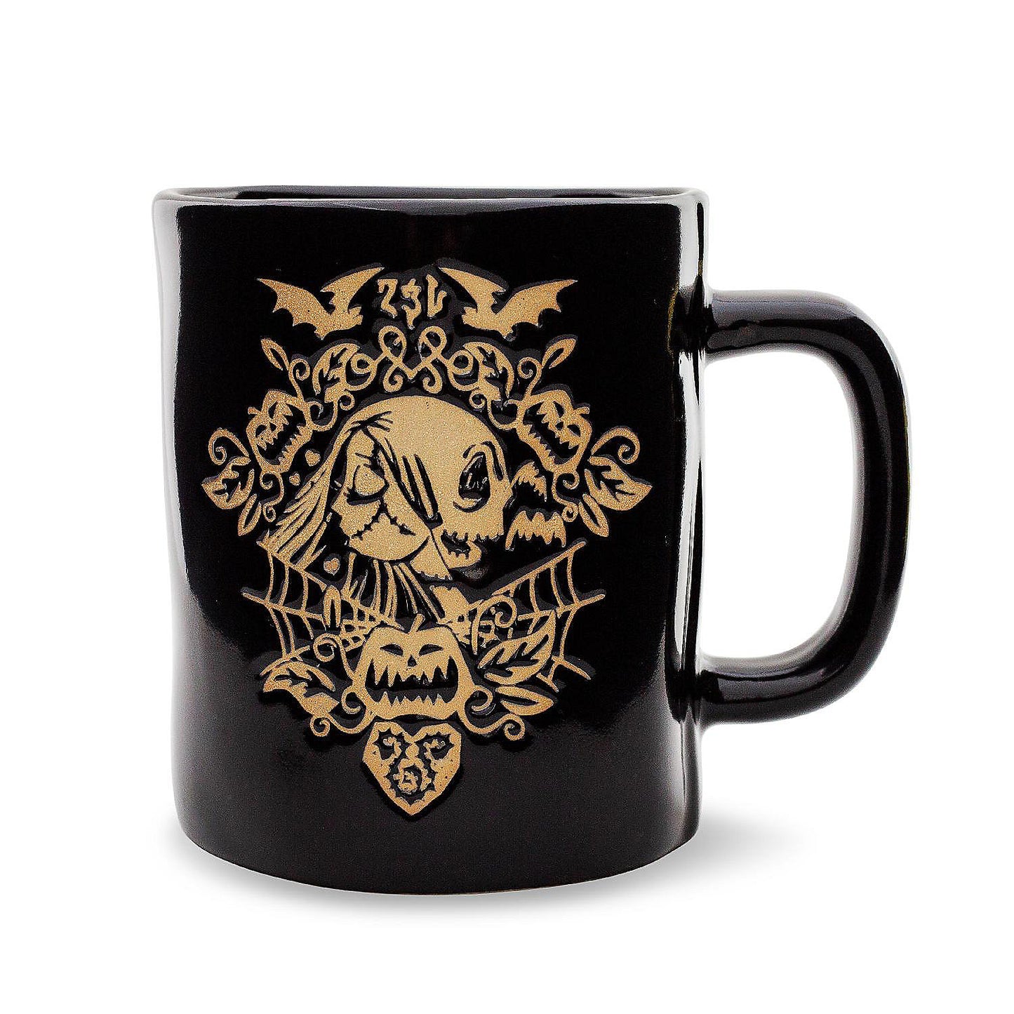 Disney The Nightmare Before Christmas Jack And Sally Wax-Resist Pottery Mug | USA Decoration®