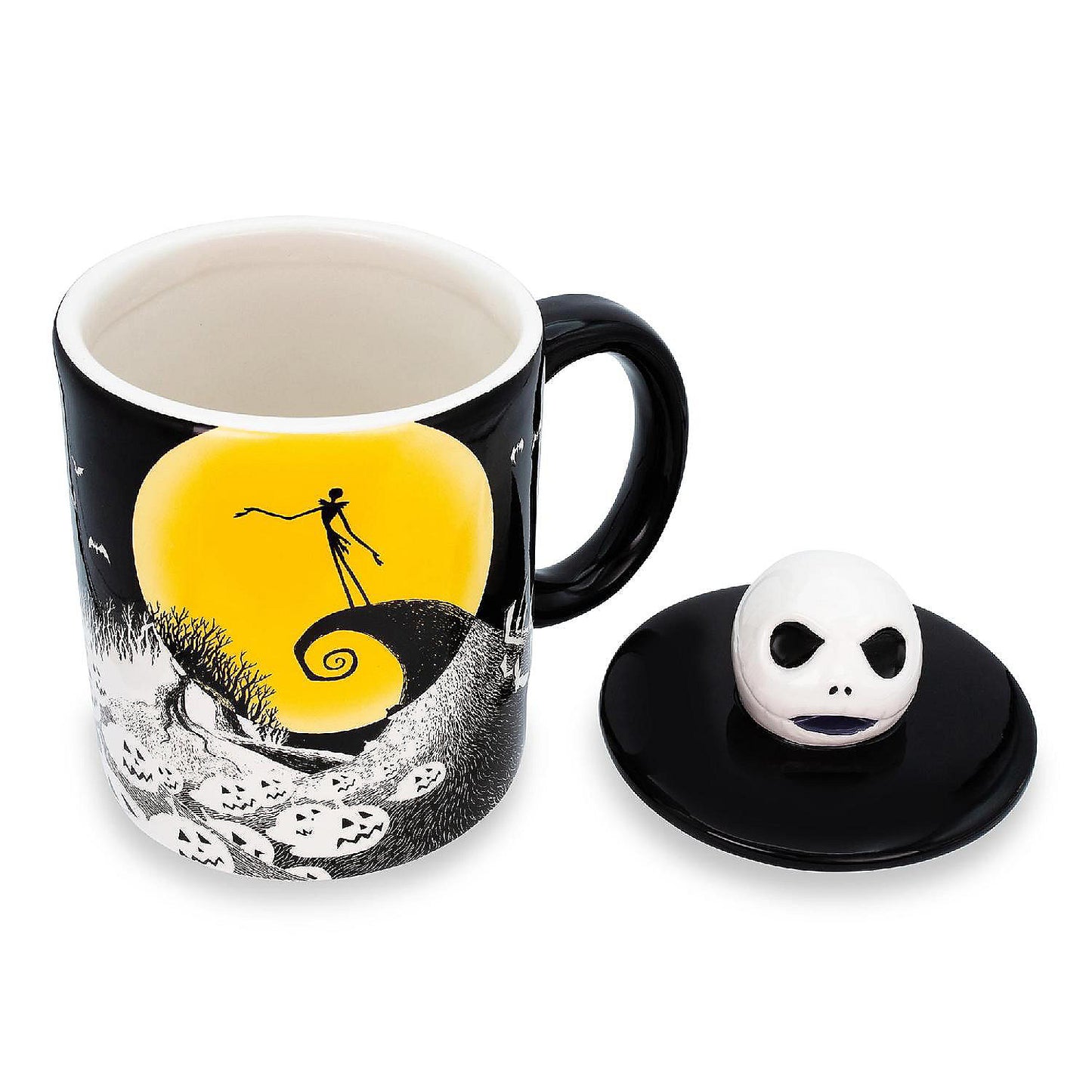 Disney The Nightmare Before Christmas Jack Ceramic Mug With Sculpted Lid | USA Decoration®