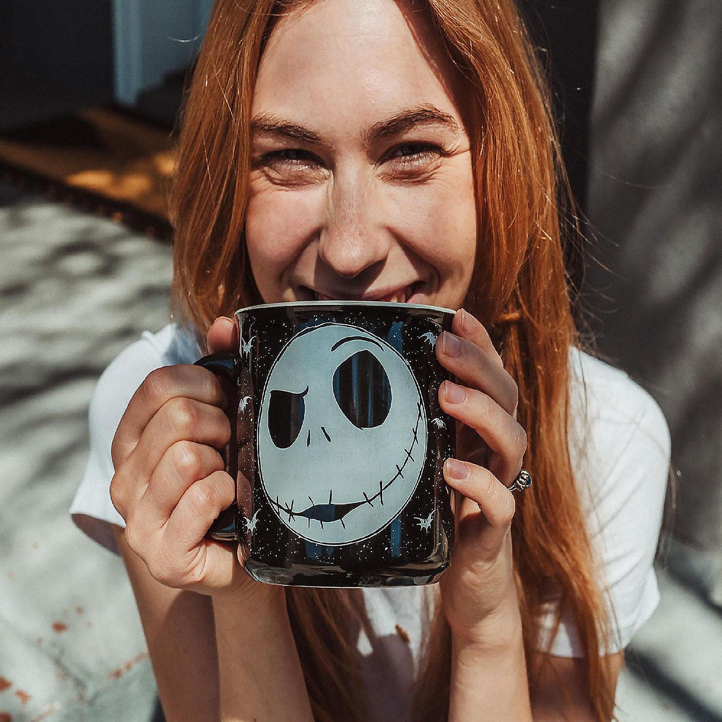 Disney The Nightmare Before Christmas Jack Face Ceramic Camper Mug 20 Ounces | USA Decoration®