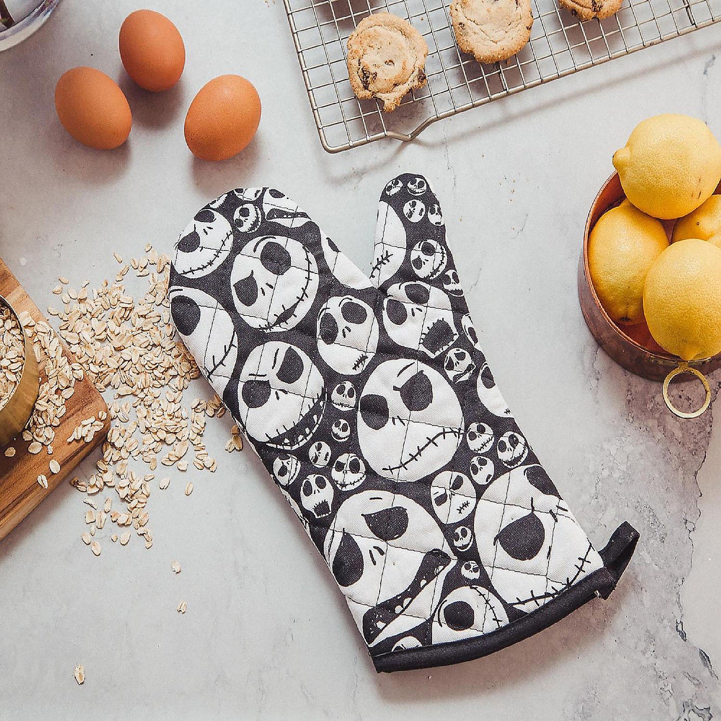 Disney The Nightmare Before Christmas Jack Faces Kitchen Oven Mitt Glove | USA Decoration®