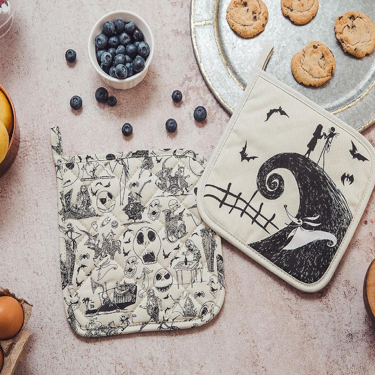 Disney The Nightmare Before Christmas Kitchen Pot Holder Set of 2 | USA Decoration®