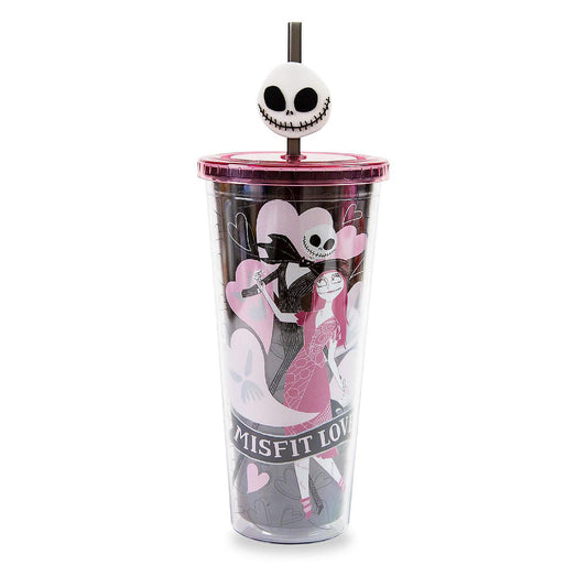 Disney The Nightmare Before Christmas "Misfit" Carnival Cup with Lid and Straw