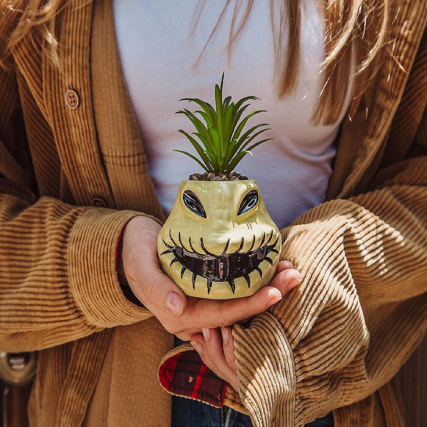 Disney The Nightmare Before Christmas Oogie Boogie 5-Inch Ceramic Mini Planter | USA Decoration®