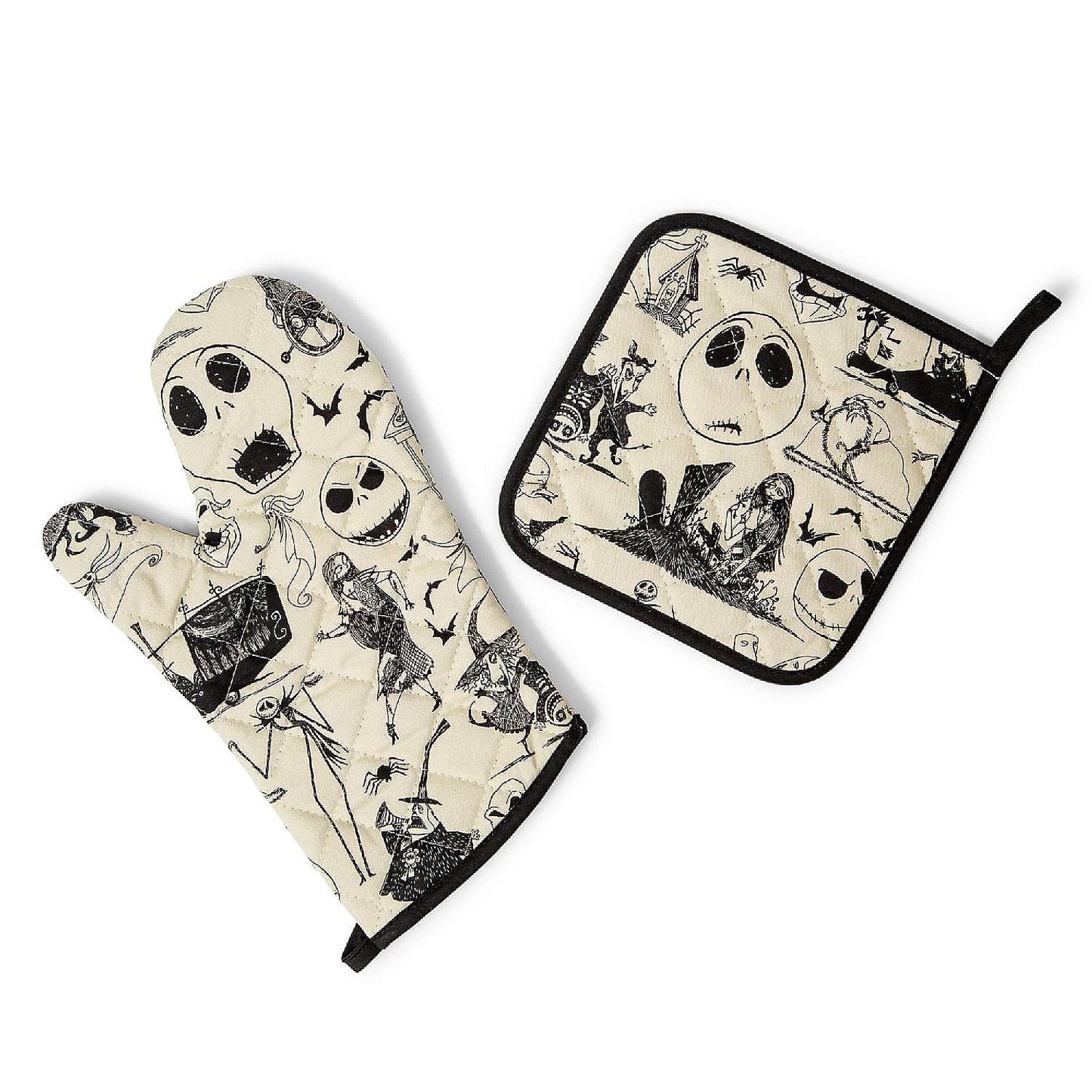 Disney The Nightmare Before Christmas Oven Mitt and Pot Holder Kitchen Set | USA Decoration®