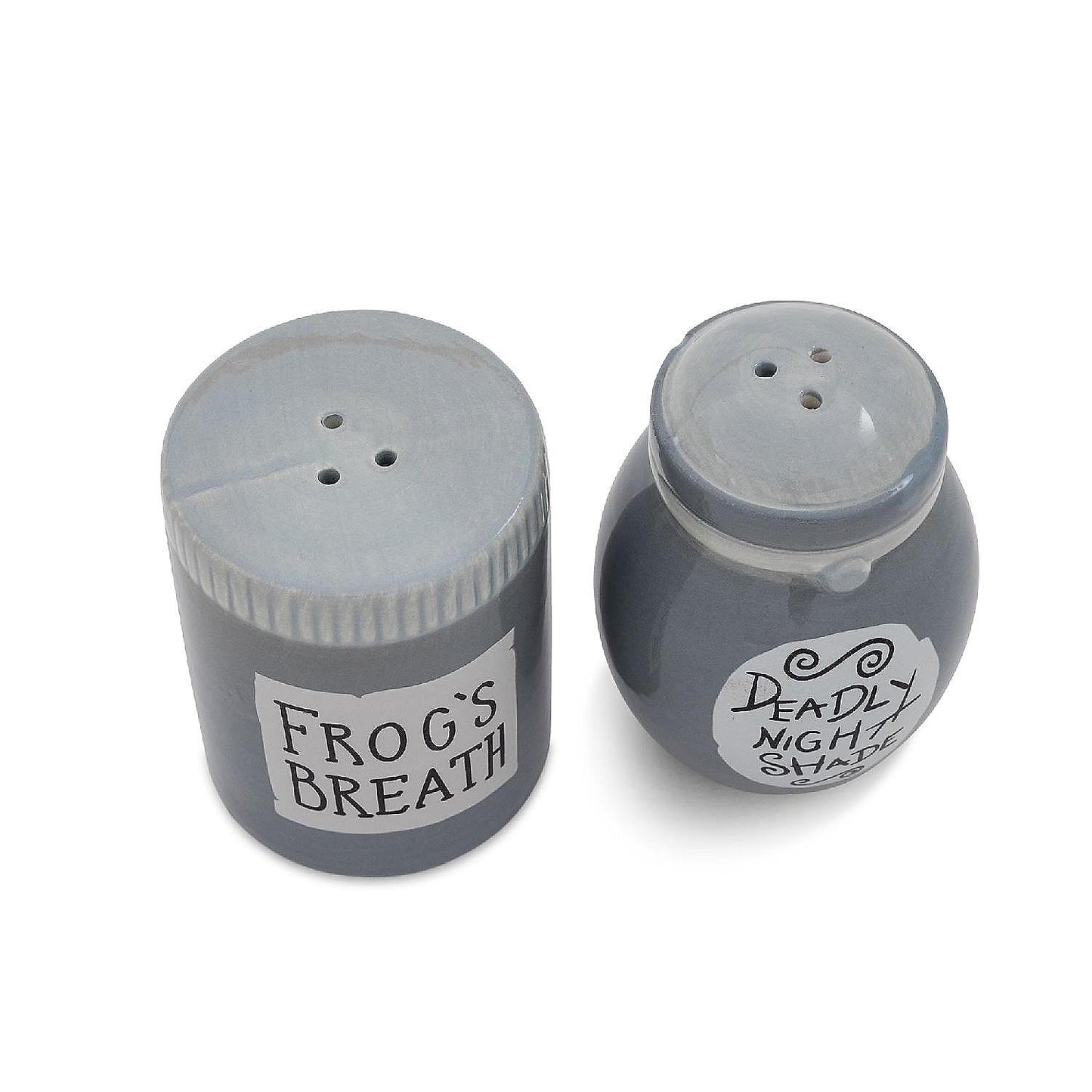 Disney The Nightmare Before Christmas Sally Jars Salt and Pepper Shaker Set 3H x 2.25W x 2.25L Inches | USA Decoration®