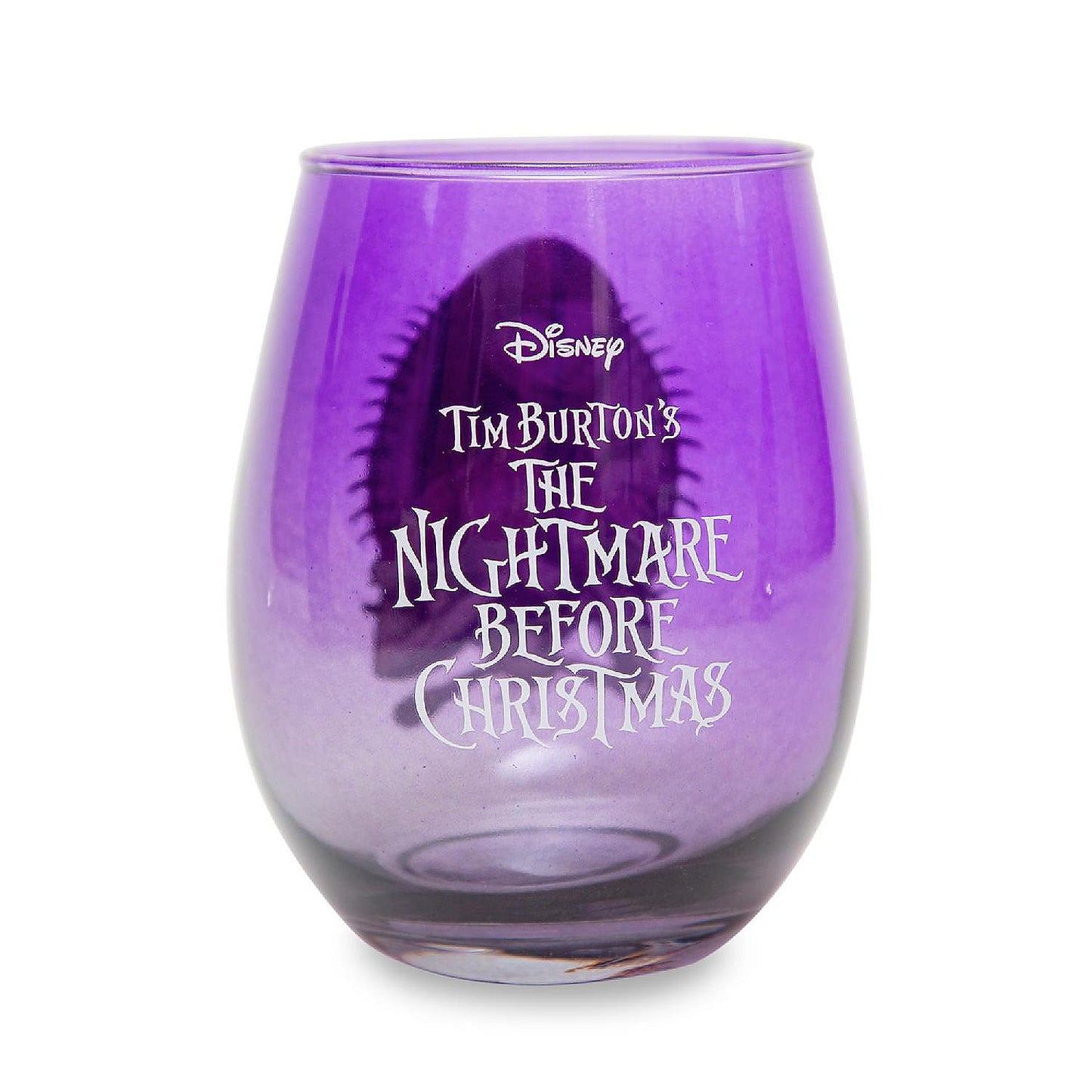 Disney The Nightmare Before Christmas Sally Purple Stemless Wine Glass | USA Decoration®