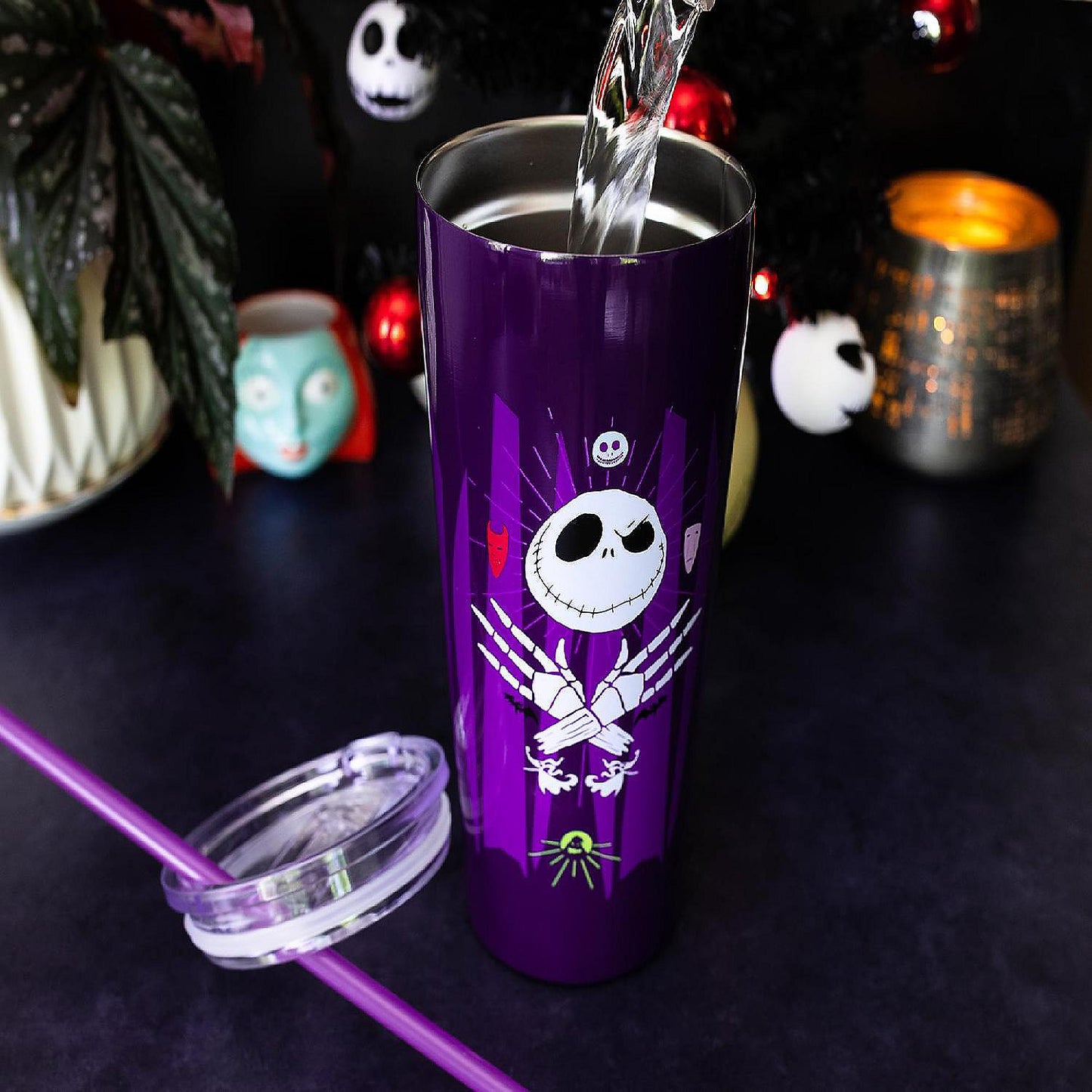 Disney The Nightmare Before Christmas Stainless Steel Tumbler Holds 22 Ounce | USA Decoration®