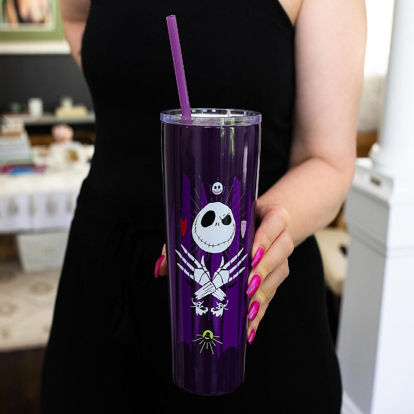 Disney The Nightmare Before Christmas Stainless Steel Tumbler Holds 22 Ounce | USA Decoration®