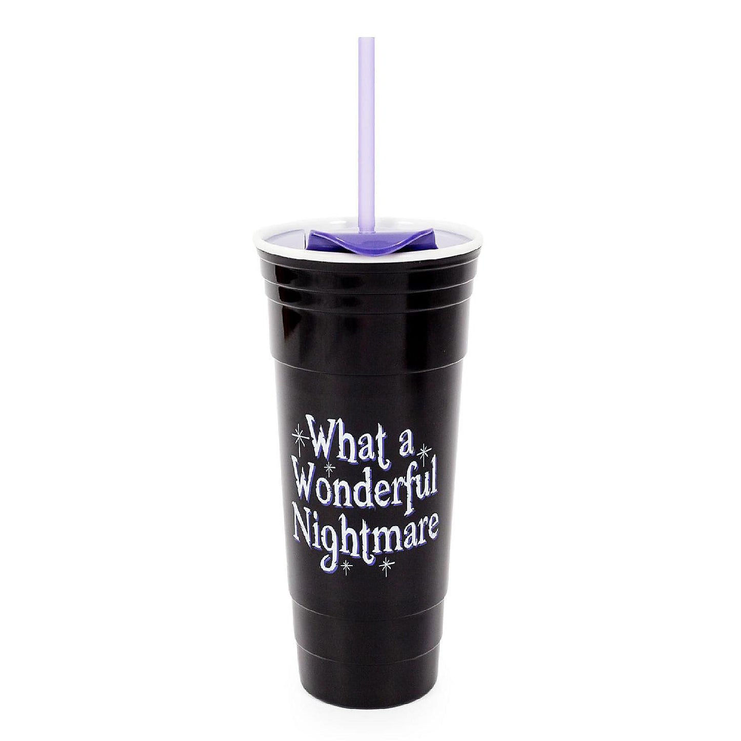 Disney The Nightmare Before Christmas Tumbler with Lid and Straw 32 Ounces | USA Decoration®