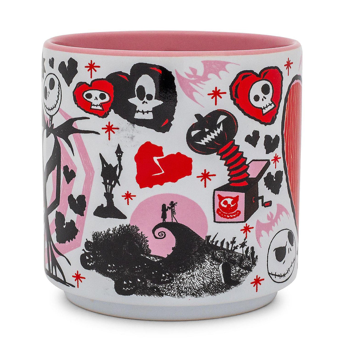 Disney The Nightmare Before Christmas Valentine's Town Stackable Ceramic Mug | USA Decoration®