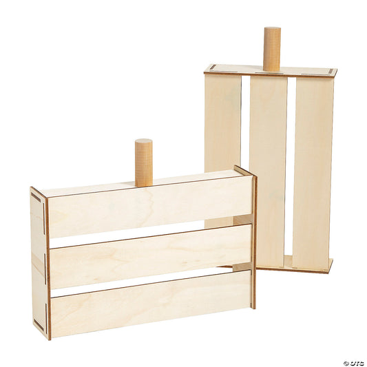 DIY Unfinished Wood Crate Pumpkins – 2 Pc.