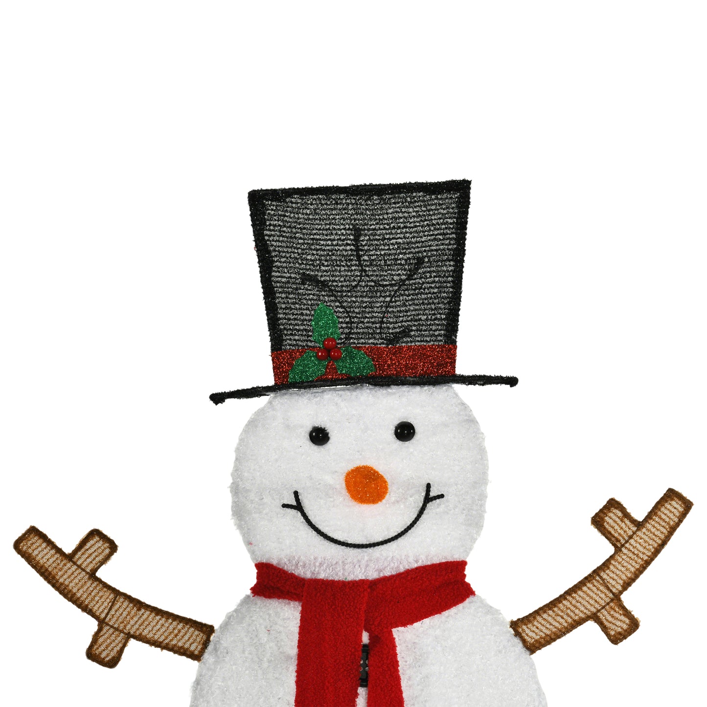 Set of 3 Snowmen with Warm White LED Lights Indoor Outdoor Christmas Decoration