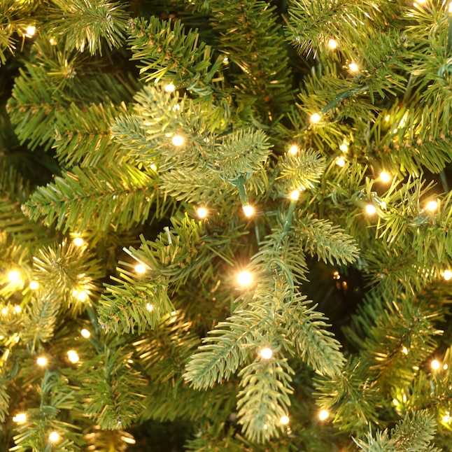 Holiday Living 7.5-ft New Kensington Pine Pre-lit Artificial Christmas Tree with Color Changing LED Lights |