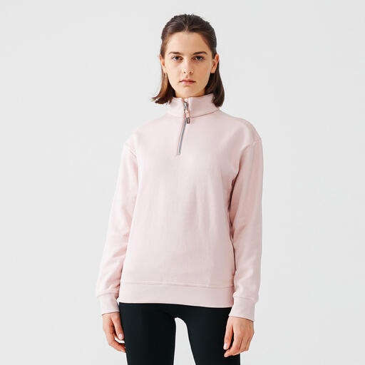 Women's Cloud Fleece Quarter-Zip Sweatshirt | USA Decoration