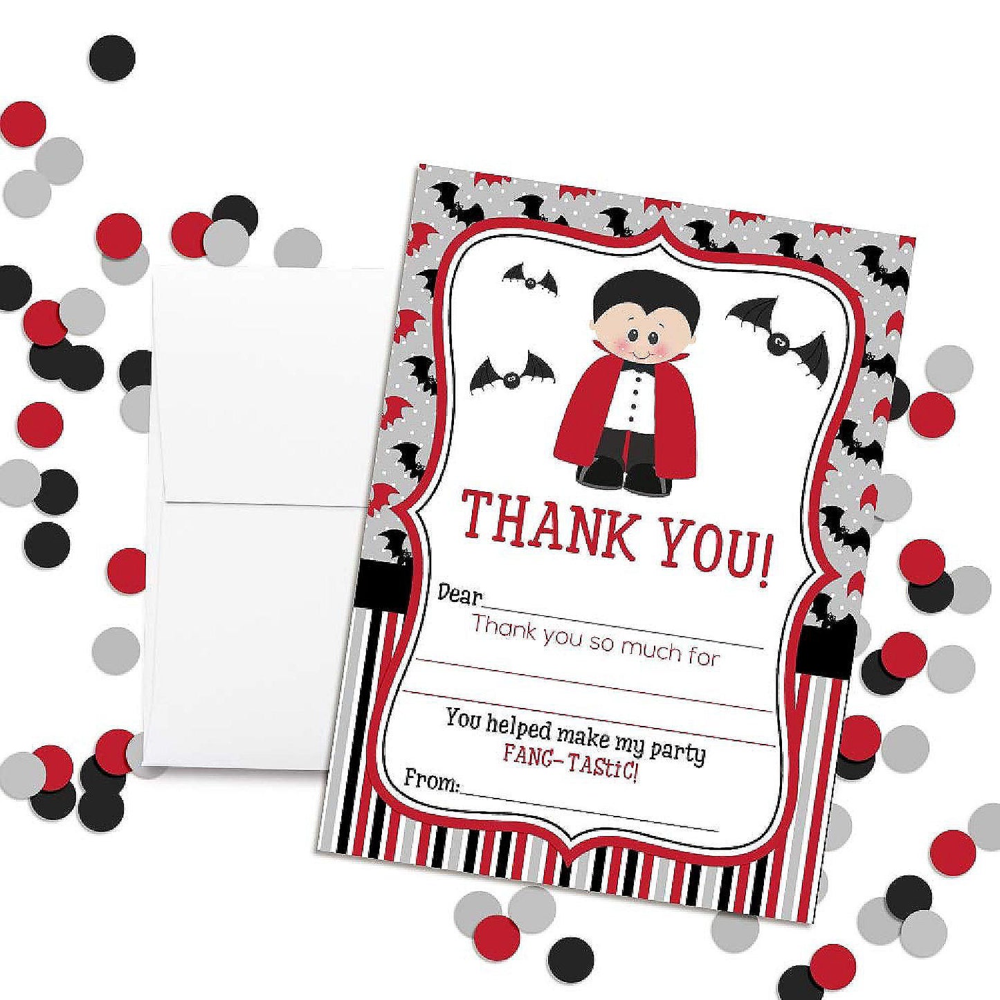 Dracula Birthday Thank You 20pc. by AmandaCreation | USA Decoration®