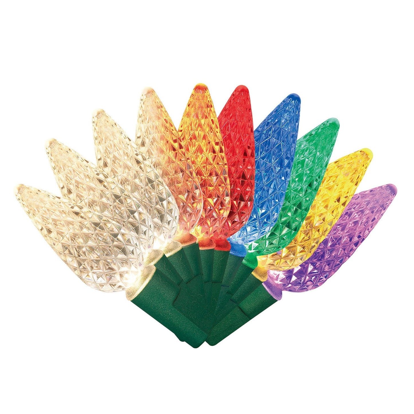 Member's Mark 150ct LED C6 Lights, 33.5' Lighted Length | USA Decoration®