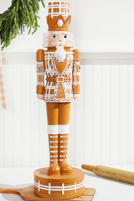 35" Gingerbread Nutcracker – Holiday Decor Figurine