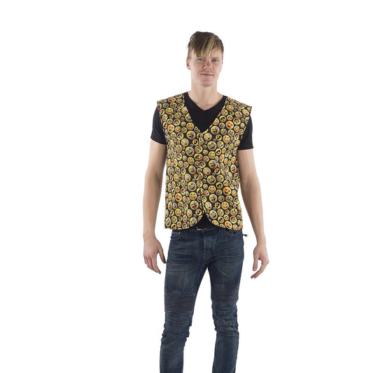 EMOJI PRINTED VEST - ADULTS L/XL | USA Decoration®