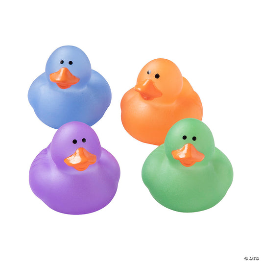 Exciting Color-Changing Rubber Ducks - 12 Pc. for Parties and Prizes