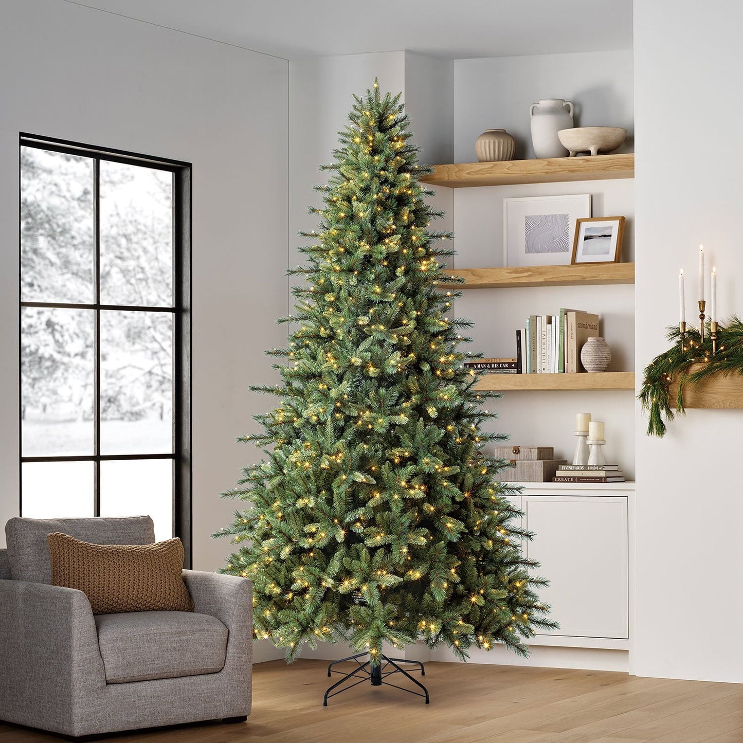Member's Mark 9' Augusta Pine Pre-Lit Christmas Tree | USA Decoration®