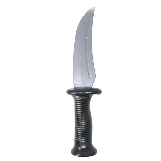 Fake Rubber Knife Prank - Realistic Looking Prank Toy - Costume Prop or Gag Blade for Halloween Haunted House, April Fools - 10.75" with Comfortable Molded Grip