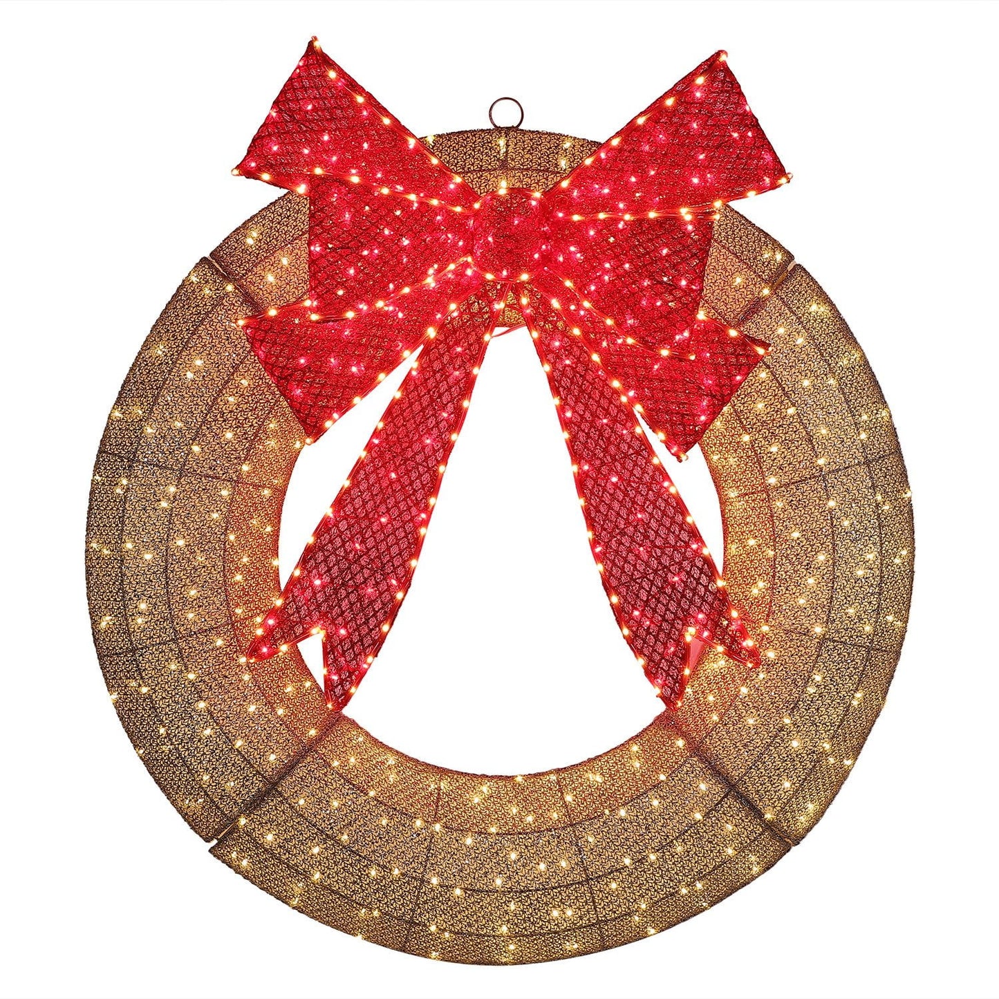 Member’s Mark 48" Pre-Lit Wreath | USA Decoration®