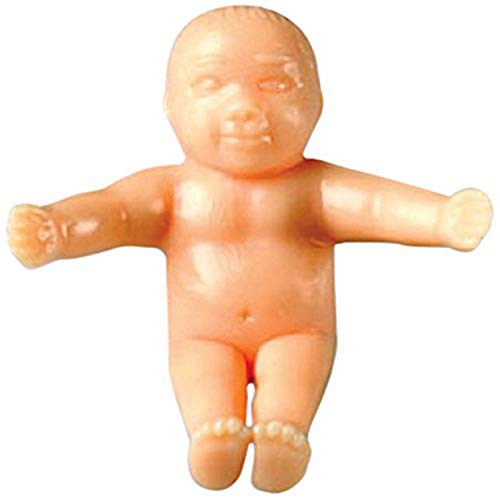 Mardi Gras King Cake Babies, 1-1/4", Choose Skin-tone and Count