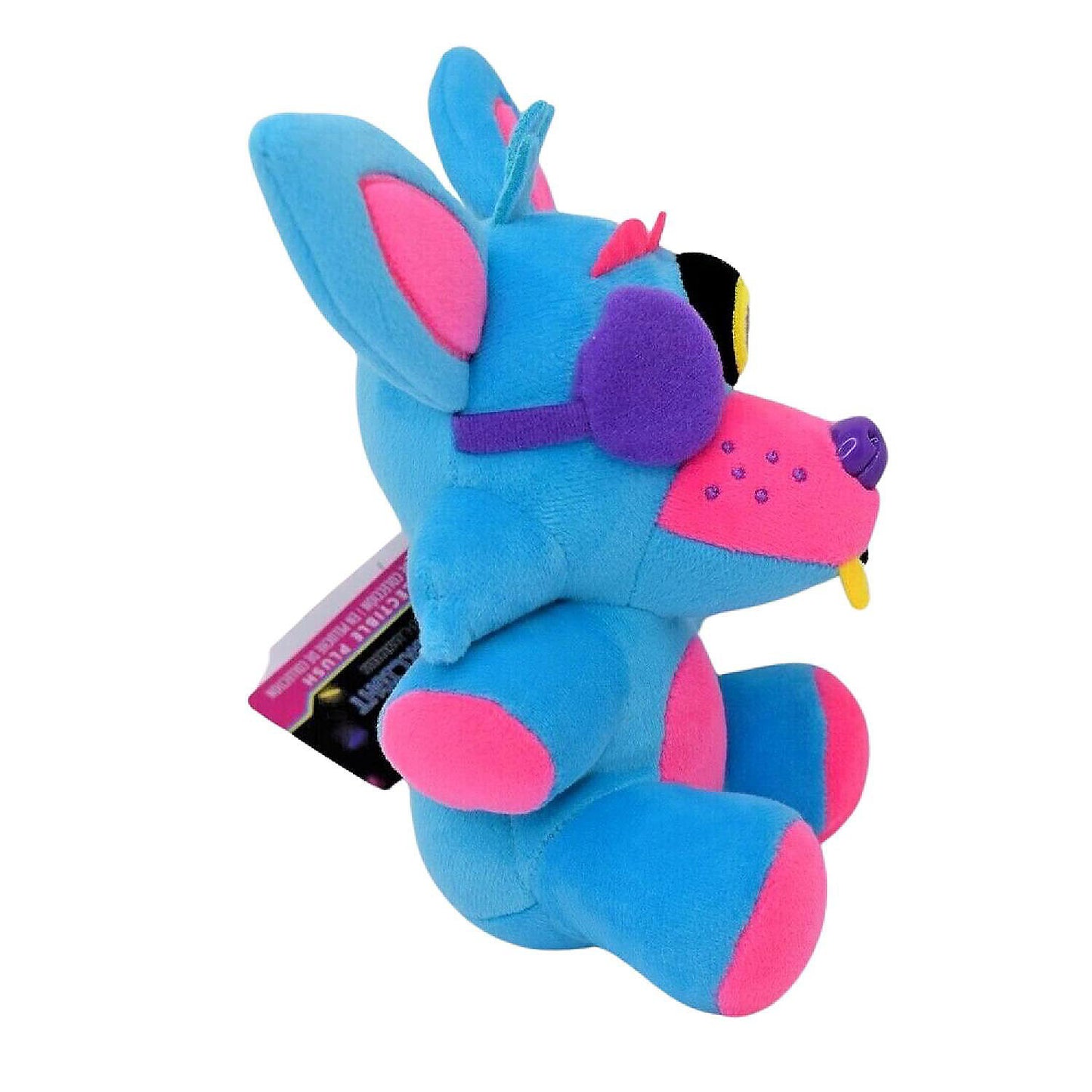 Five Nights at Freddy's 6 Inch Plush Foxy Blacklight (Blue) | USA Decoration®