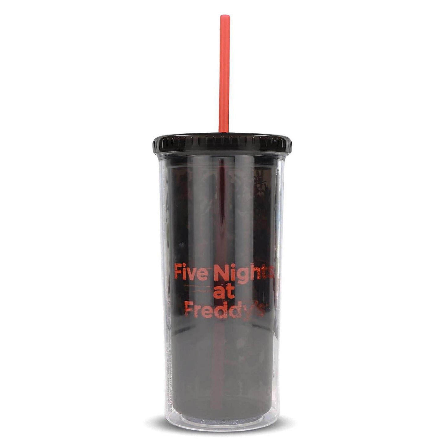 Five Nights At Freddy's Collage 20-Ounce Carnival Cup With Lid and Straw | USA Decoration®