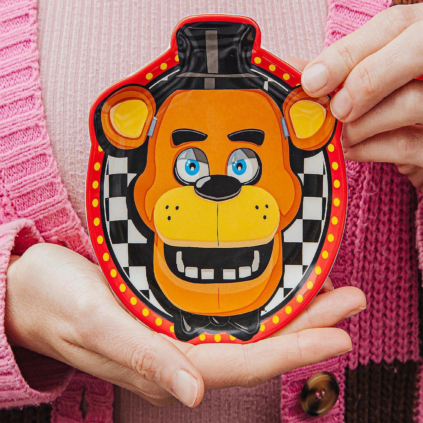 Five Nights At Freddy's Freddy Fazbear Ceramic Trinket Tray Dish | USA Decoration®