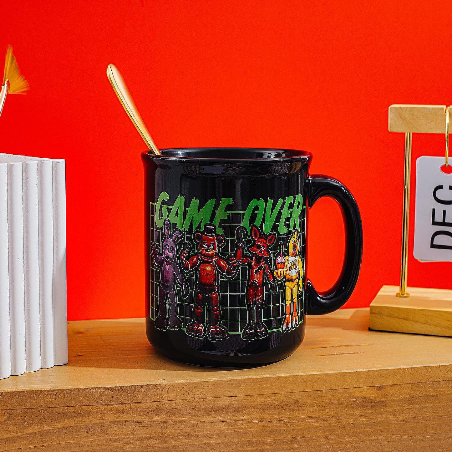 Five Nights At Freddy's "Game Over" Ceramic Camper Mug Holds 20 Ounces | USA Decoration®