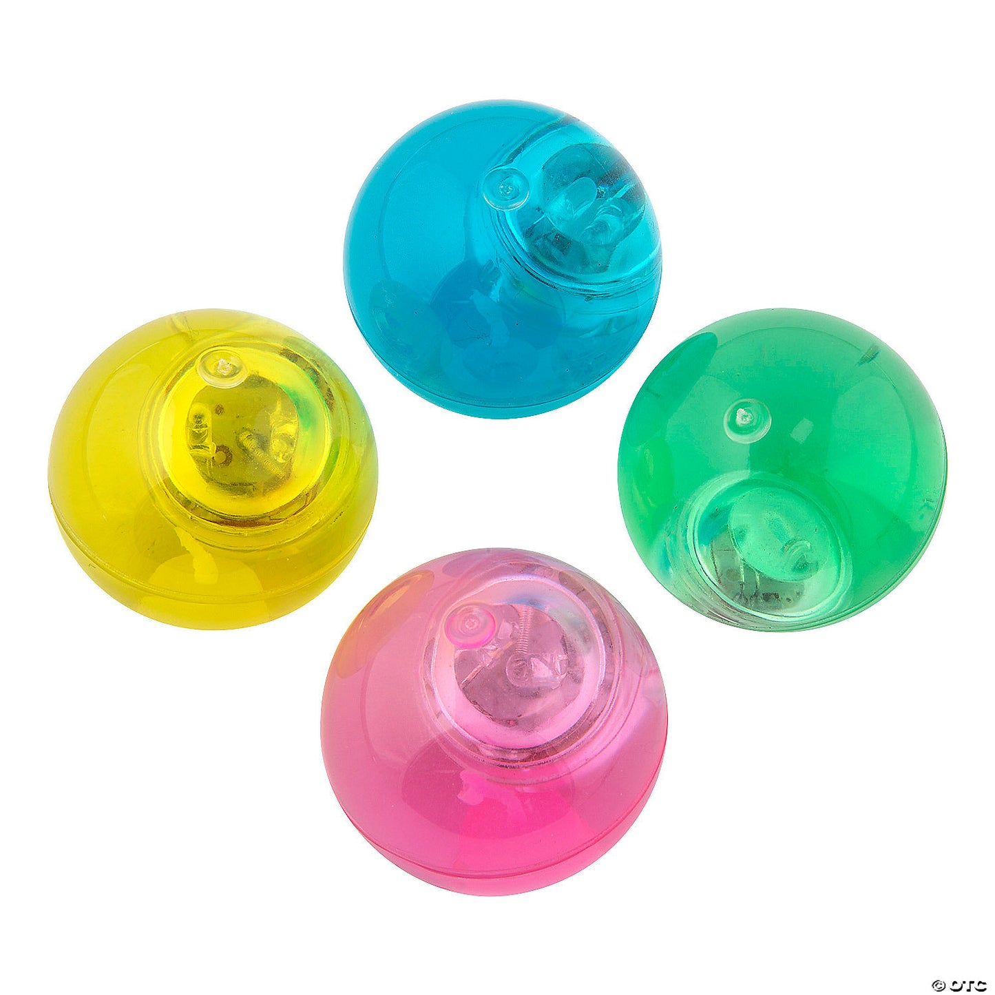 Flashing Bouncy Ball Assortment - 12 Pc. | USA Decoration®