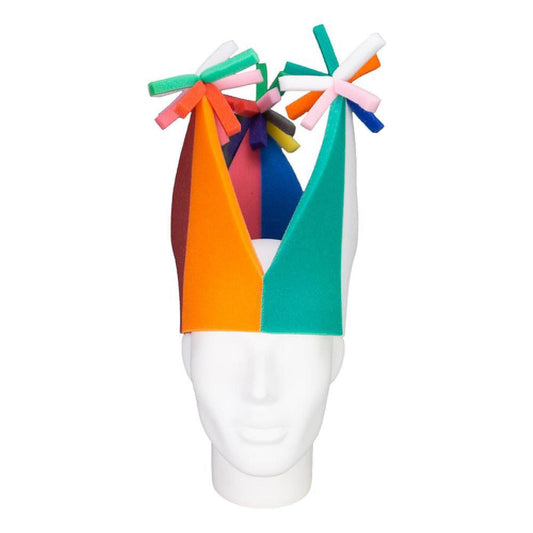 Foam Party Hats Jester Headband - Photo Booth Prop - Party Favors -Halloween - Crazy Hat Day | USA Decoration®