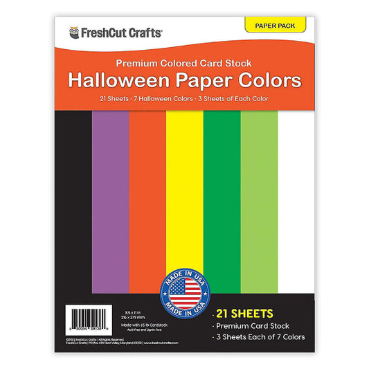 1 Set(s): FreshCut Crafts Halloween Cardstock Paper | USA Decoration®