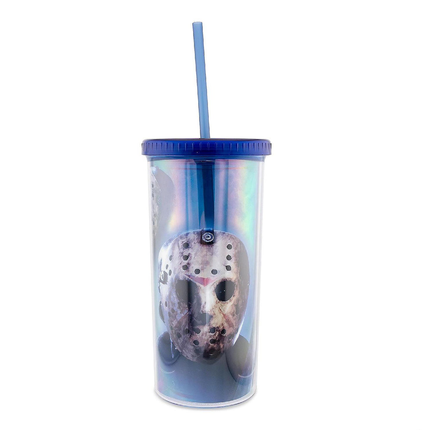 Friday The 13th Jason Carnival Cup With Lid and Straw Holds 20 Ounces | USA Decoration®
