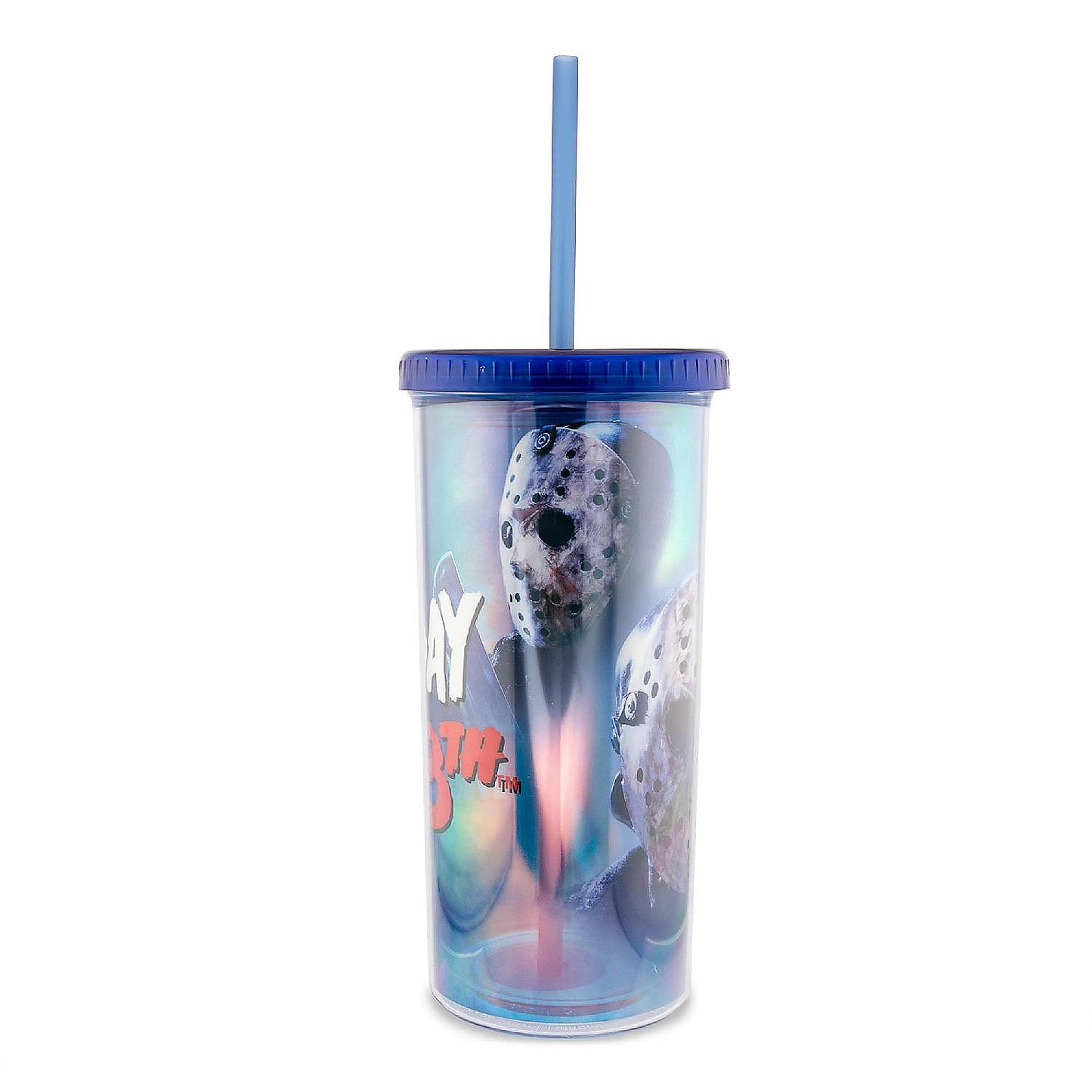 Friday The 13th Jason Carnival Cup With Lid and Straw Holds 20 Ounces | USA Decoration®