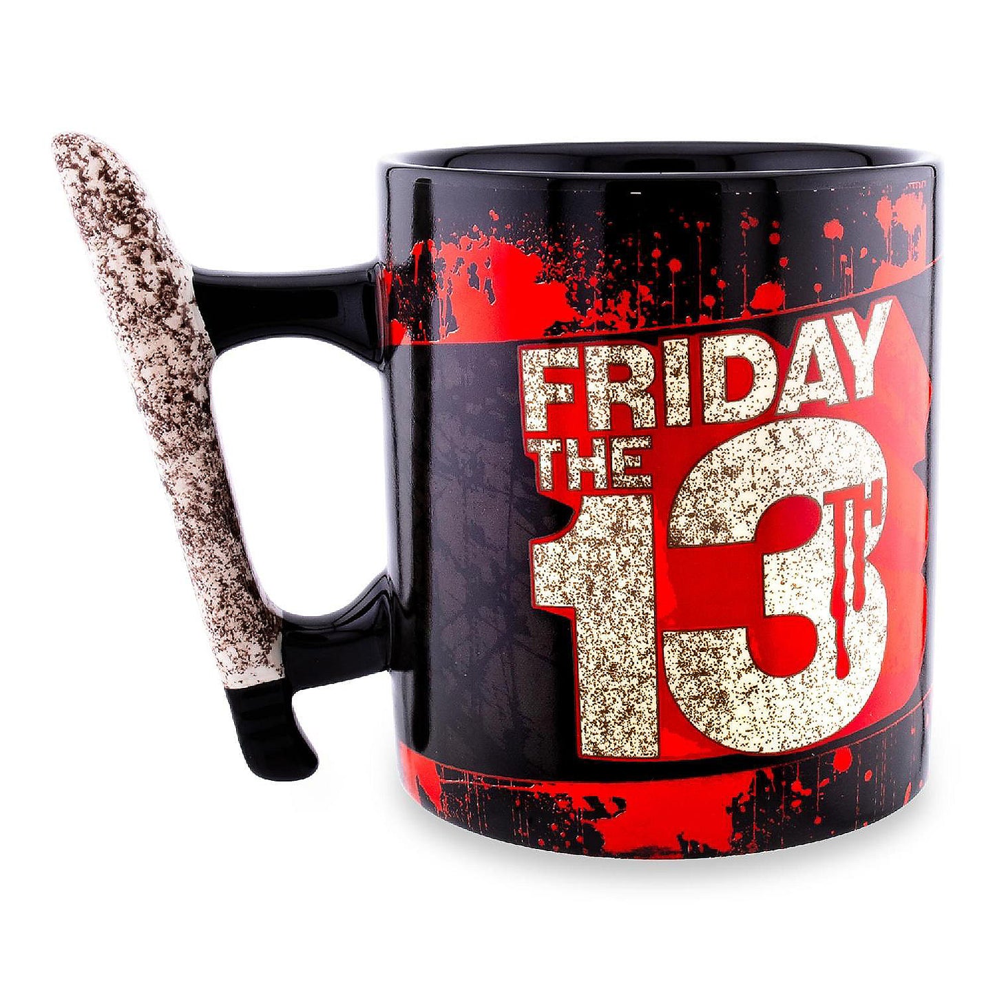 Friday The 13th Jason Mask 20-Ounce Ceramic Mug With Machete-Shaped Handle | USA Decoration®