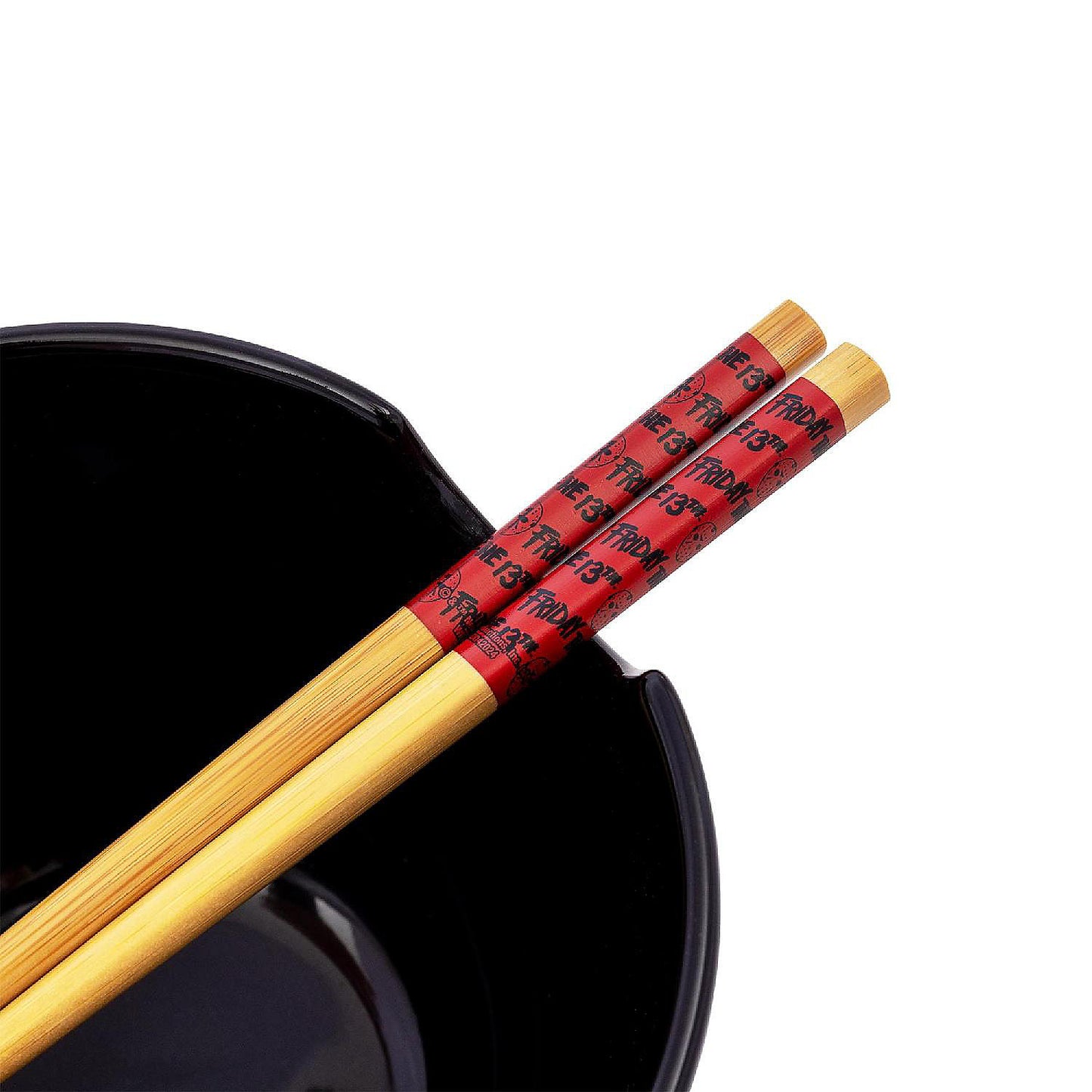 Friday The 13th Jason Voorhees Mask 20-Ounce Ramen Bowl and Chopstick Set | USA Decoration®