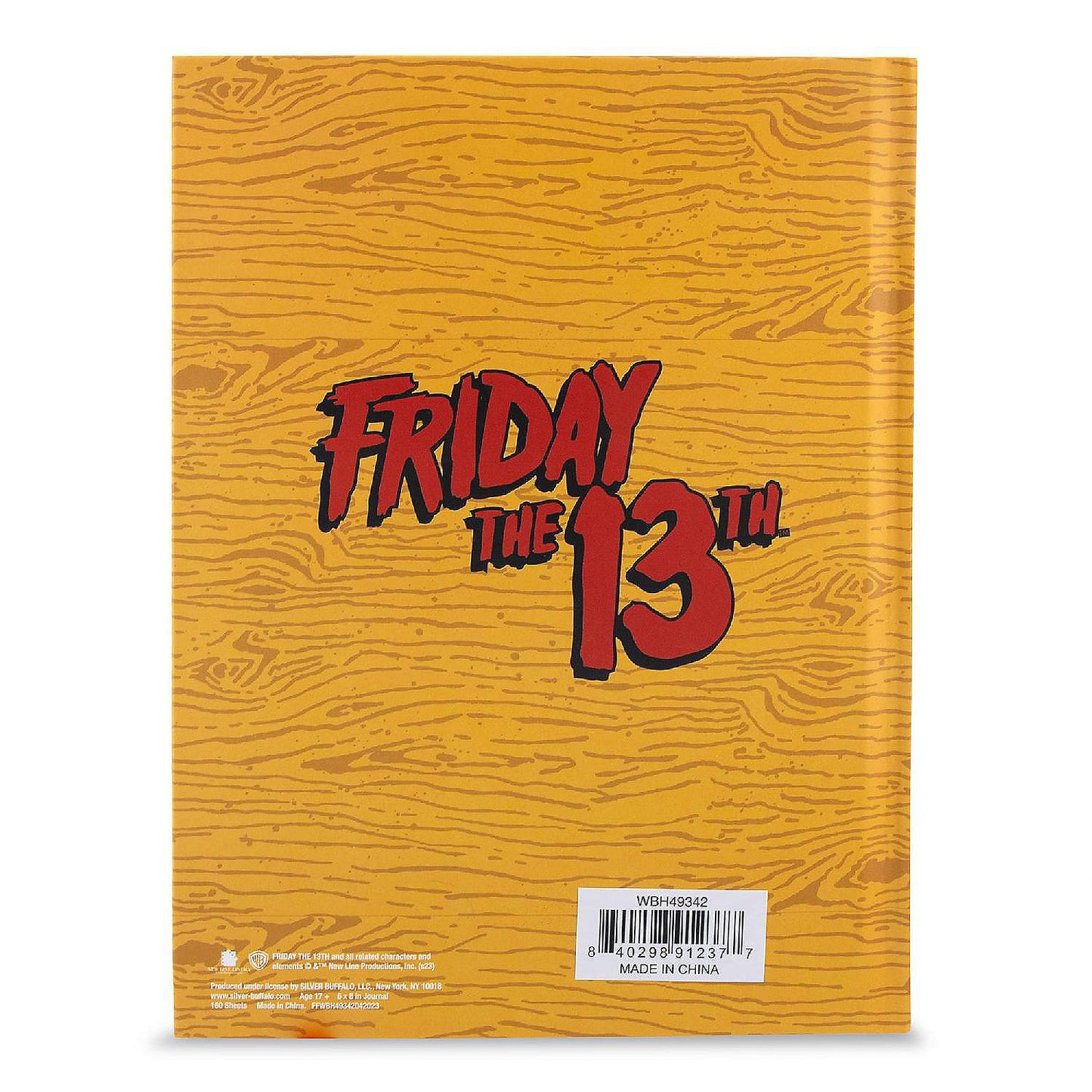 Friday The 13th "Welcome To Camp Crystal Lake" Hardcover Journal Notebook | USA Decoration®