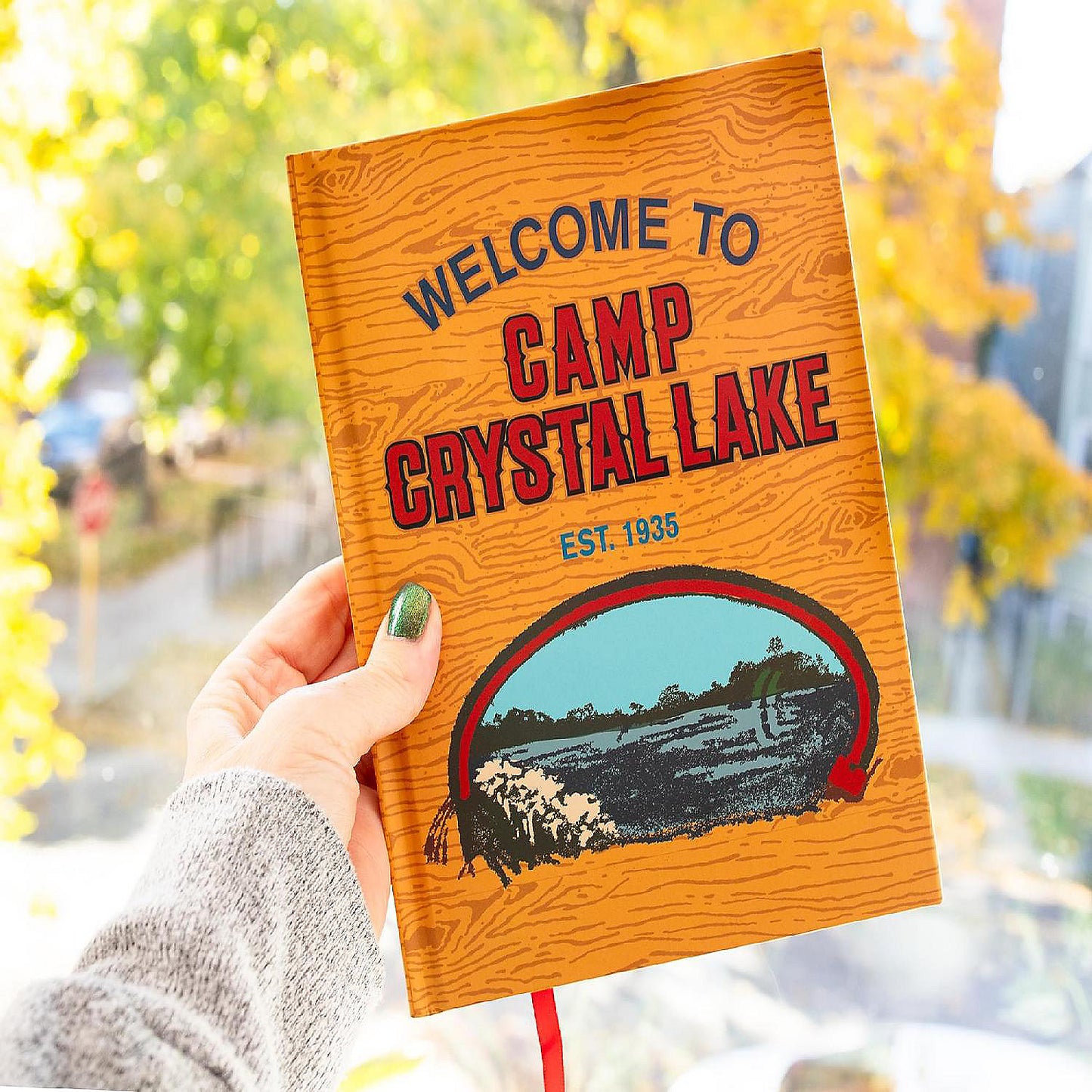 Friday The 13th "Welcome To Camp Crystal Lake" Hardcover Journal Notebook | USA Decoration®